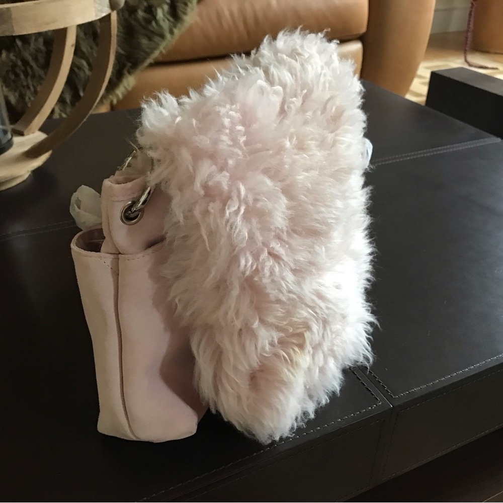 UGG Pink Fur Shoulder Bag - Picture 3 of 13